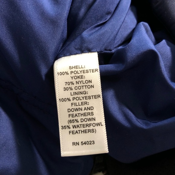 BANANA REPUBLIC Down Puffer Winter Coat Jacket L - Picture 5 of 6